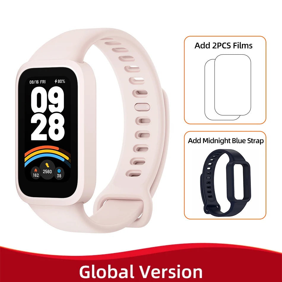 Xiaomi Mi Band 9 Active Global Version Smart Bracelet 9 Color 1.47" TFT Display 50+ Sport Modes Blood Oxygen Monitor Wristband Techelectronicx