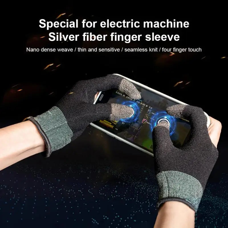 1/3/5SETS Thumb Sleeve Gloves Sweat Proof Sensitive Accessories For Gamer Touch Screen Fingertips Gloves Cover Breathable Techelectronicx
