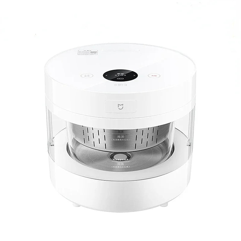 XIAOMI Transparent Steaming Rice Cooker 4L Electrical Pressure Cooker Household Multifunctional Kitchen Appliances NFC Support Techelectronicx