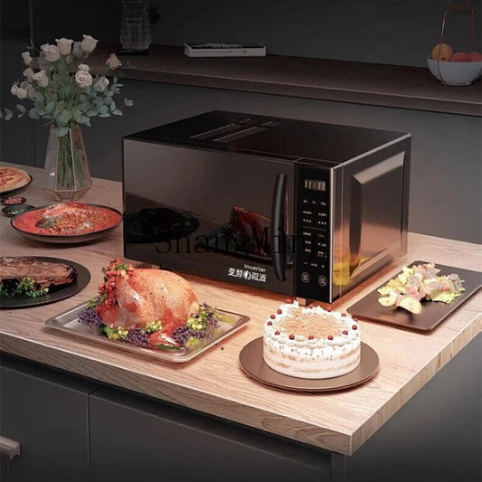 ZYY frequency conversion microwave oven household intelligent light wave furnace micro-steaming oven integrated machine Techelectronicx