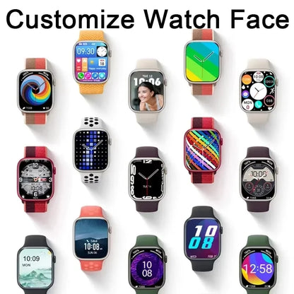 2025 2.01'' Smart Watch Bluetooth Call Play Music Smartwatch Fitness Clock Sport Waterproof Watches for Men Women iPhone Android TechElect