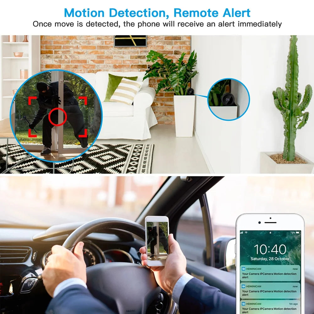 2pcs A9 Mini Camera Wifi Wireless IP Security Video Camcorders Night Vision Mobile Camera Video HD 1080P Surveillance Smart Home TechElect