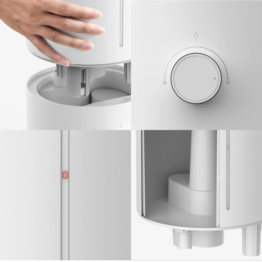 XIAOMI MIJIA  Humidifier 2,Top Fill 4L Supersized Cool Mist Humidifier,30H Runtime,Silver ion antibacterial,For Home, Large Room Techelectronicx