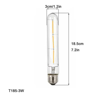 100-240V 6000K LED Filament Light Bulb 110V 120V 6500K Tubular Edison Bulbs T10 T185 T225 T30 T300 Long Tube 4W 6W 8W led Bulb Techelectronicx