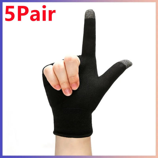 5/1pair Finger Sleeves For Gaming Thumb Finger Sleeves For Game Pubg Mobile Anti Slip Finger Gloves Phone Games Accessories Techelectronicx