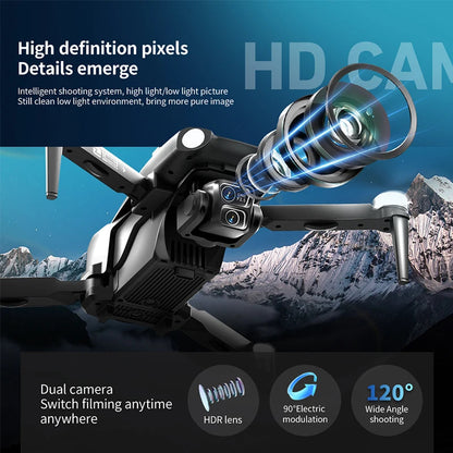 Z103 Ultra Drone Professional 8K 4-Axis Dual Lens HD Camera 5G GPS Wifi FPV  EIS RC Dron Laser Obstacle Avoidance Quadcopter Toy Techelectronicx