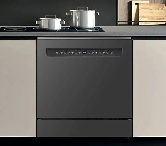14 Sets Stainless Steel Built-in Dishwasher Kitchen Appliance with PTC Hot Air Drying Automatic Dish Washer TechElect