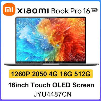 Xiaomi Book Pro 16 2022 i7 1260P RTX2050 4G 16Inch 4K OLED Touch Screen Techelectronicx