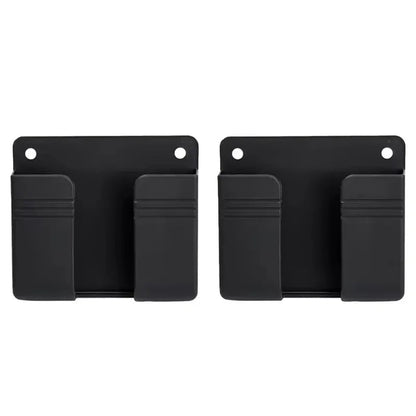 4-1PCS Multifunction Mobile Phone Holder Wall Mounted Storage Box Punch Free Mobile Phone Charging Dock Stand Organizer Brackets Techelectronicx