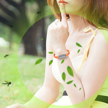 Essential Oil Mosquitoes Repeller Bracelet Anti Mosquitoes Bite Wristband Kids Prevent Mosquitoes Wrist Watch For Indoor Outdoor - TechElect