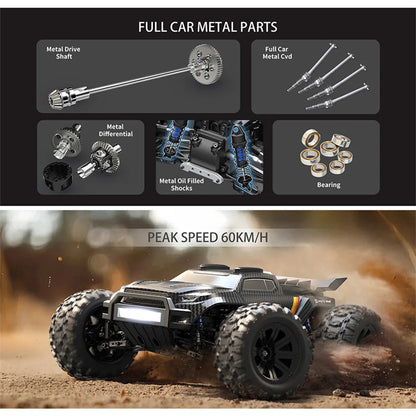1/12 MJX Hyper Go 12212  2.4G Brushless High-speed RC Car 58KMH Off-Road Truck Remote-Controlled Vehicle Adults and Children Toy Techelectronicx