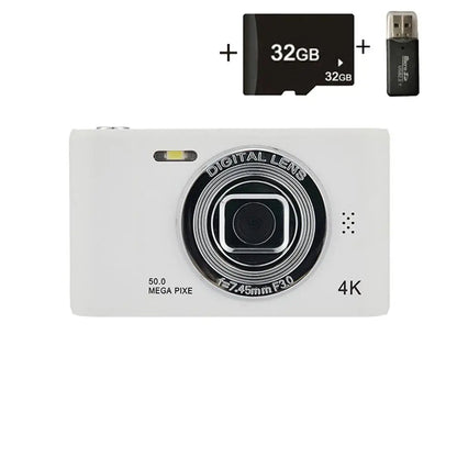 Xiaomi 4K Digital Camera Travel Selfie Camara 50MP HD Dual Lens Zoom Photography Screen Entry-Level Kids Campus Mini Retro Cam - TechElect