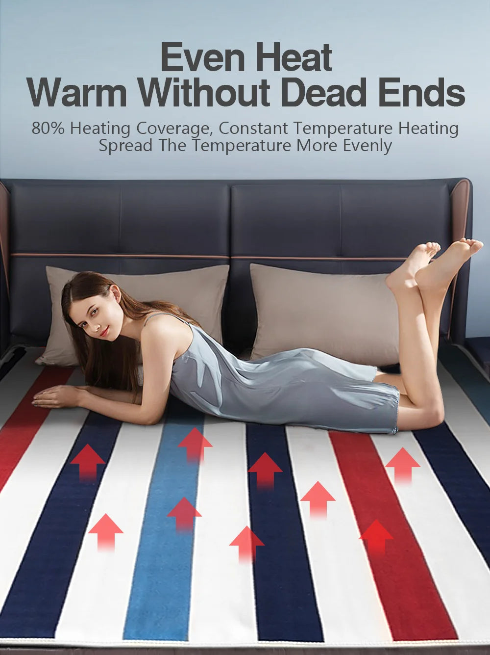 110/220V Electric Blanket Thicker Heaters Electrica Smart Control Heated Blanket Winter Carpet Mat for Home Bedroom Use TechElect
