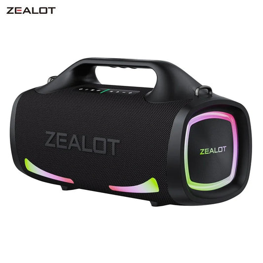 ZEALOT-S79 100W Loud Bluetooth Speaker with Stereo Sound, Built-in Power Bank, IPX6 Waterproof, for Party,Camping Techelectronicx