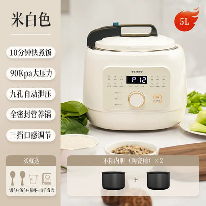 ZYY electric pressure cooker household small automatic exhaust electric pressure cooker Techelectronicx