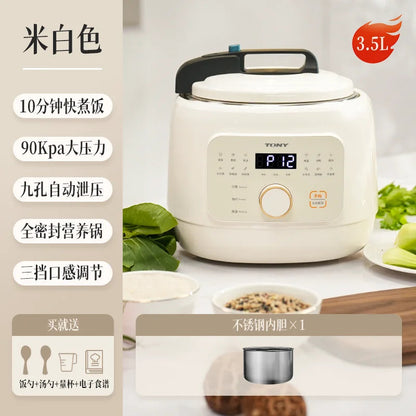 ZYY electric pressure cooker household small automatic exhaust electric pressure cooker Techelectronicx
