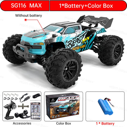 ZLL SG116 MAX/PRO 1:16 High Speed Drift Racing 80KM/H Or 40KM/H Brushless Motor 4WD RC Car Off Road Car Toys for For Kid Gift Techelectronicx
