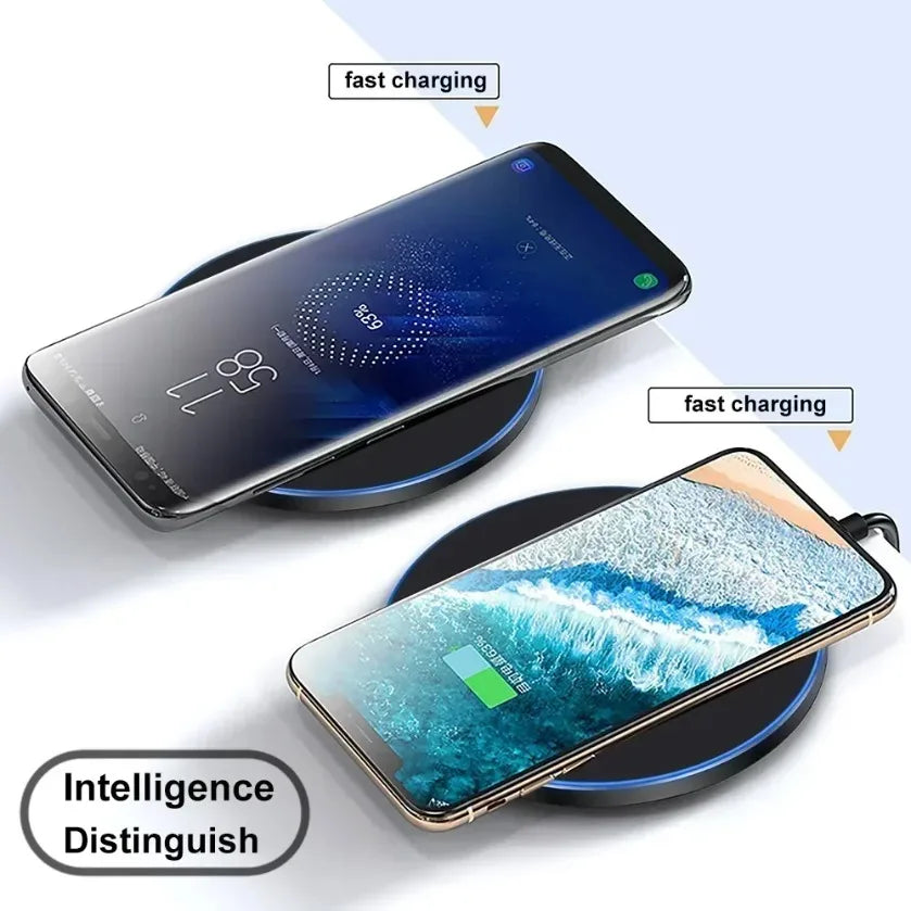 XIKCU New Wireless Charger For iPhone 16 15 14 13 12 Pro Max Induction Fast Charging Pad Dock Station For Samsung S23 S22 Xiaomi TechElect