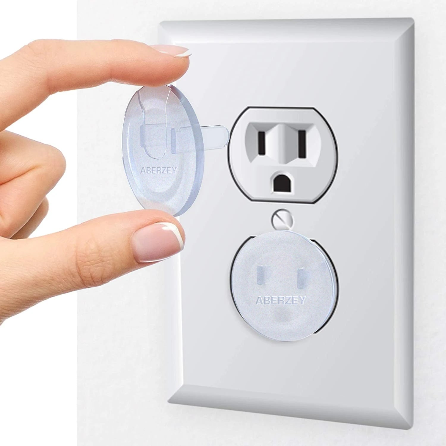 10pcs Outlet Covers, American Standard Baby Proofing Safety Child Secure Electric Plug Protectors TechElect
