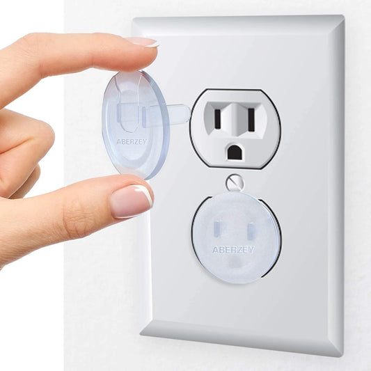 10pcs Outlet Covers, American Standard Baby Proofing Safety Child Secure Electric Plug Protectors TechElect