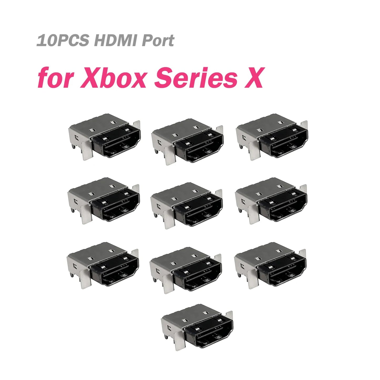 1-10pcs XSS XSX HDMI Port Connector Socket for Xbox Series X / Xbox Series S Replacement HDMI-Compatible Port Socket Connector Techelectronicx