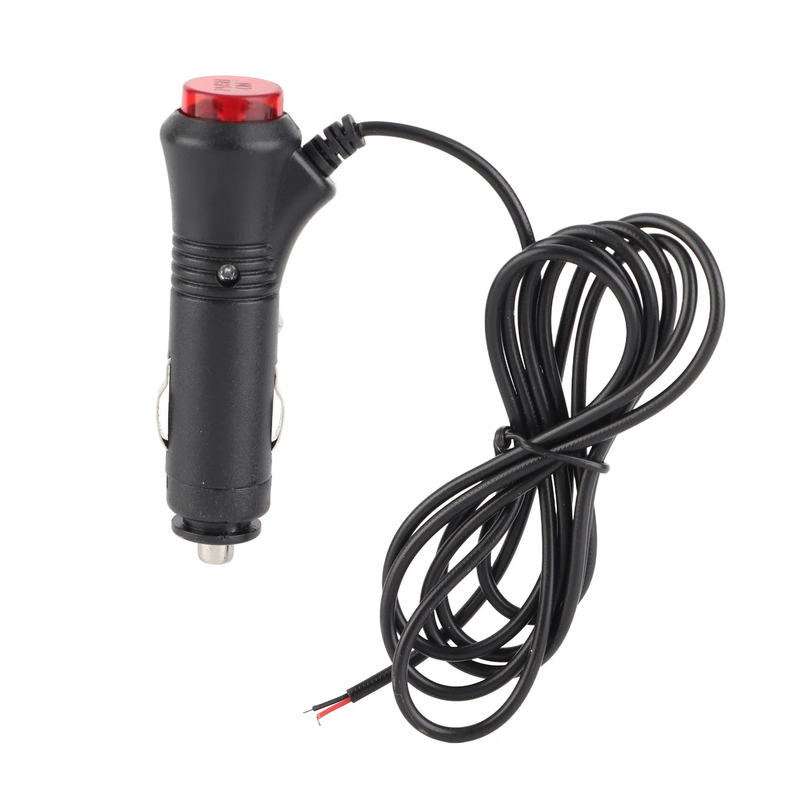 1.5m Male Car Cigarette Lighter Socket Power Plug Adapter On Off Switch Fuse 12V 24V Cigar Lighter Power Cord Wire Adapter Techelectronicx