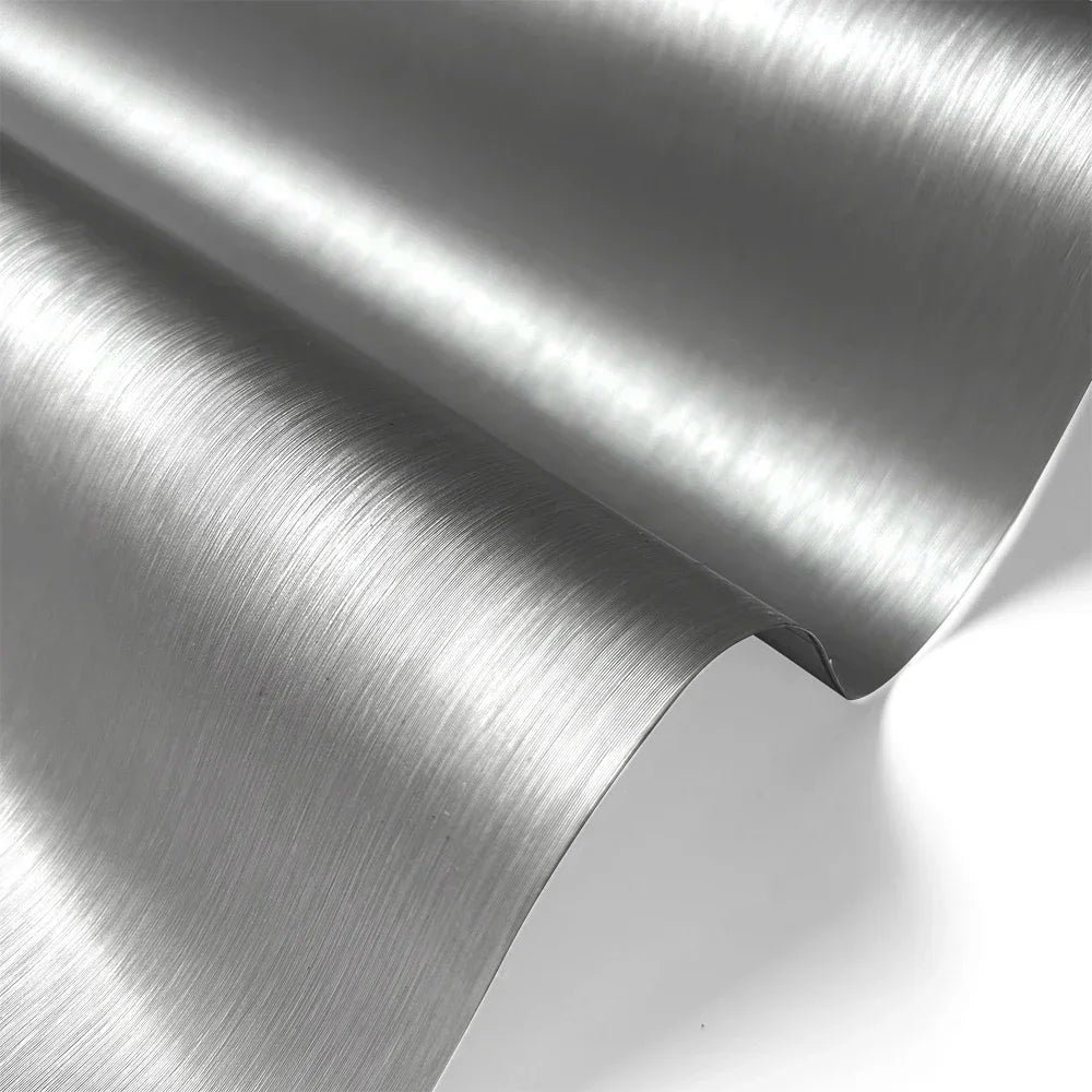 Vinyl Wrap Matt Brushed Aluminum Vinyl Wrap Film Waterproof PVC Foil Vehicle DIY Sticker Air Release Car Styling Car Accessories Techelectronicx