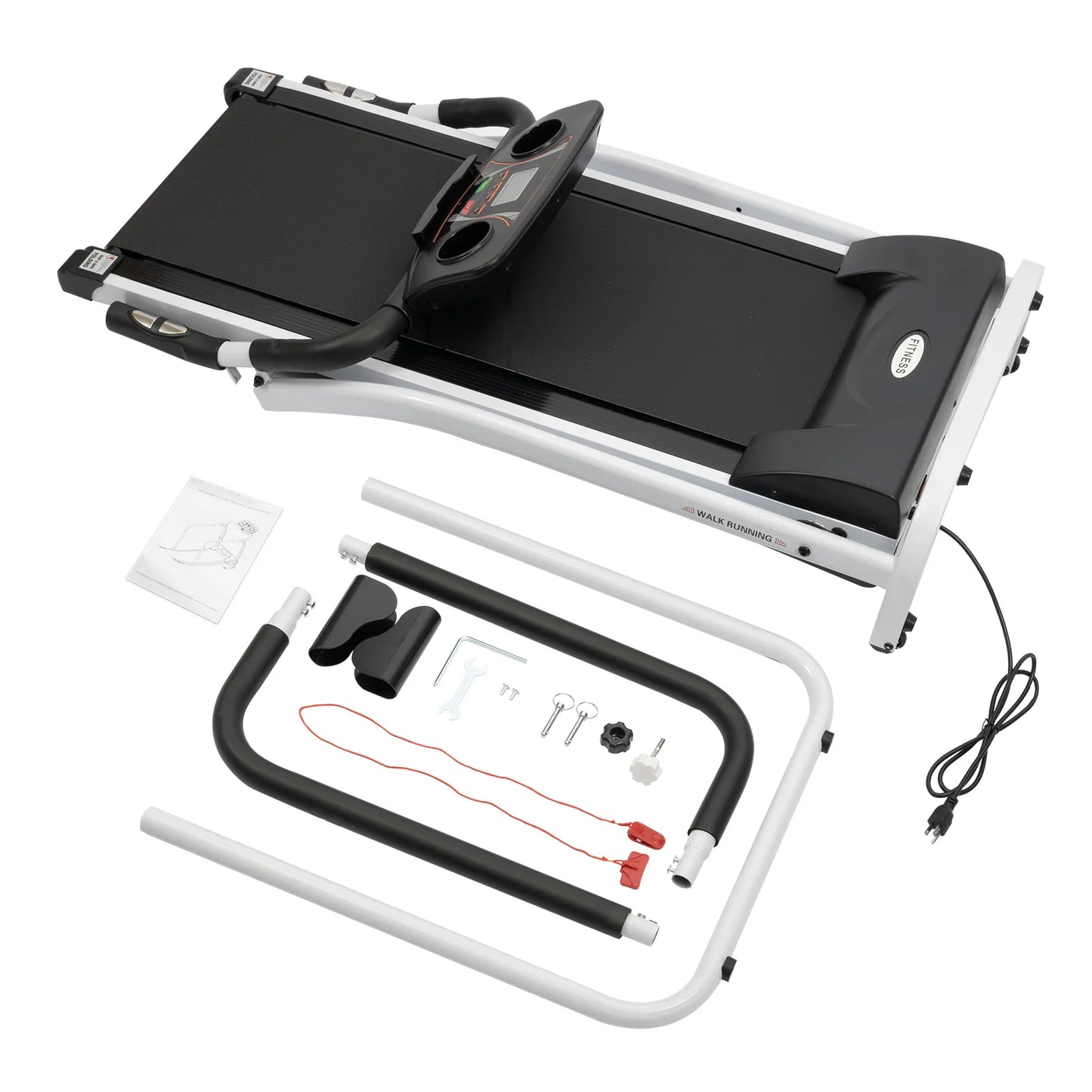 Fitness Equipment Walking Running Machine Fitness Low Speed for Elderly Home Electric Rehabilitation Treadmill TechElect