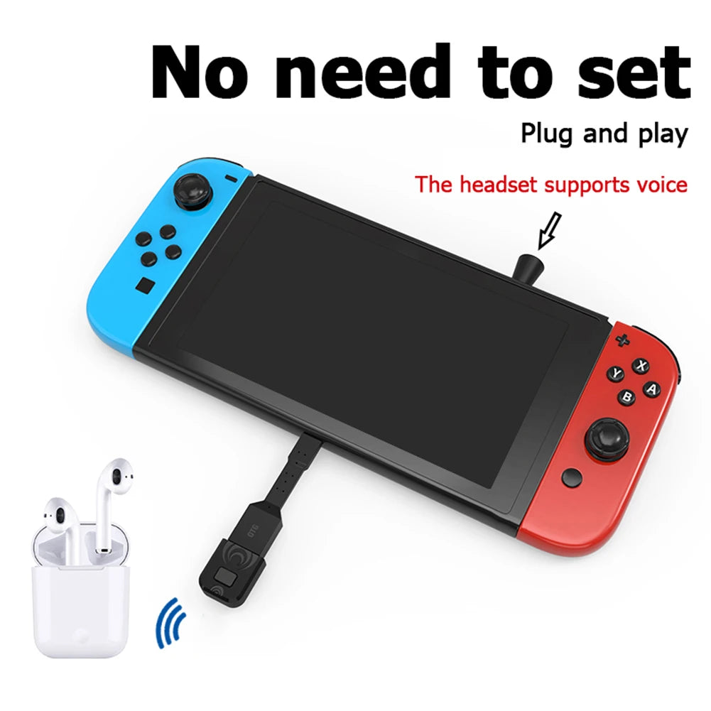 USB Bluetooth Adapter Aux Audio Receiver Transmitter USB Dongle Wireless Adapter 3.5mm AUX/RCA for Nintendo Switch PS5 PS4 PC TechElect