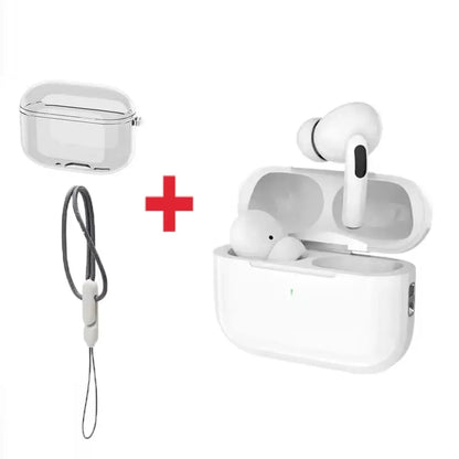 Airs Pro True Wireless Bluetooth Earphones Headphones Bin Lanyard HiFi Sound Low Latency Noise Reduction Earbuds for IOS Android - TechElect