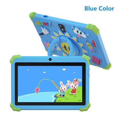 2025 New 7 Inch Cartoon Pattern Kids' tablet Quad Core 4GB+64GB ROM Android 13 Learning Education Games Tablets Children's Gifts Techelectronicx