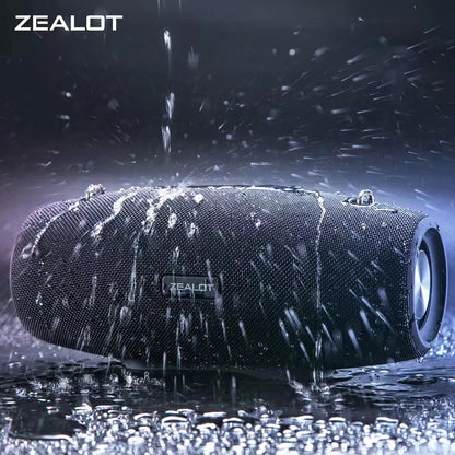 Zealot S67 Wireless Speaker WithShoulder Strap,Outdoor,Waterproof,Portable Speaker with Loud Stero and Booming Bass,40H Playtime Techelectronicx