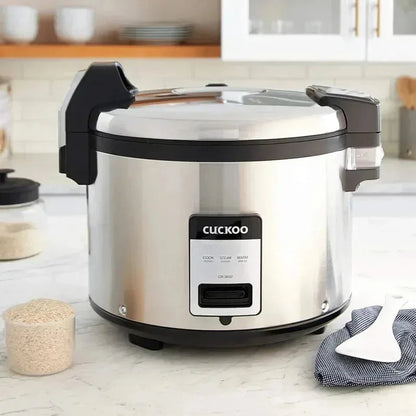 ZAWQCUCKOO Commercial Capacity Rice Cooker 30 Cup/7.5 Qt.(Uncooked) 60 Cup/15 Qt.(Cooked) Superior Durability Stainless St,Ali Techelectronicx