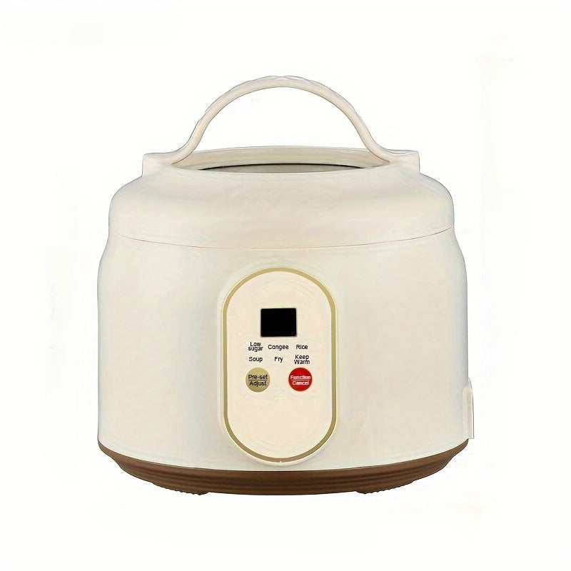 1.8L Electric Rice Cooker Portable MultiCooker Household Rice Pot Non-Stick Smart Low Sugar Cooking Machine for Kitchen and Home Techelectronicx