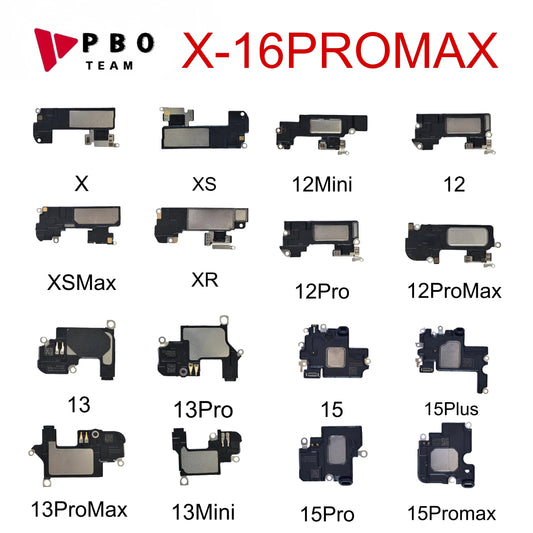 1PCS Ear Speaker Earpiece for iPhone 11 12 13 14 15 16 pro max mini X XS XR Sound Flex Cable Ear Pieces Replacement Repair Parts Techelectronicx