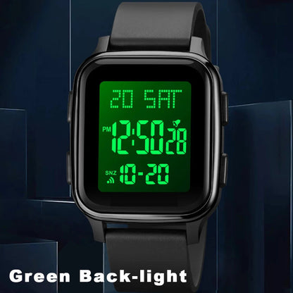 YIKAZE Sports Watch for Men Waterproof Multifunction Electronic Watch Ultra-thin Men's LED Digital Wristwatch for Man Student Techelectronicx