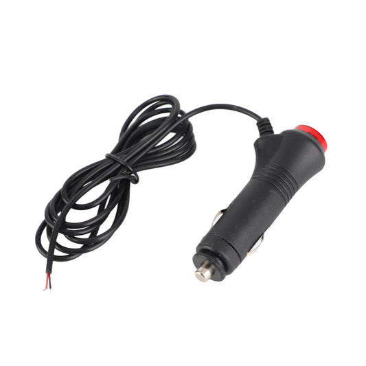 1.5m Male Car Cigarette Lighter Socket Power Plug Adapter On Off Switch Fuse 12V 24V Cigar Lighter Power Cord Wire Adapter Techelectronicx