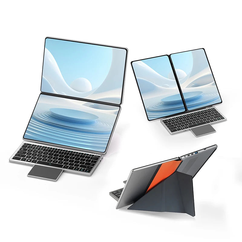 YSJMNPC Dual Screen Laptop 10.9+10.95 Inch Touch Screen Notebook Intel i3 1215U N100 WIFI6 2 in 1 Laptop Tablet Computer Techelectronicx