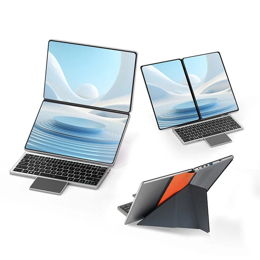 YSJMNPC Dual Screen Laptop 10.9+10.95 Inch Touch Screen Notebook Intel i3 1215U N100 WIFI6 2 in 1 Laptop Tablet Computer Techelectronicx
