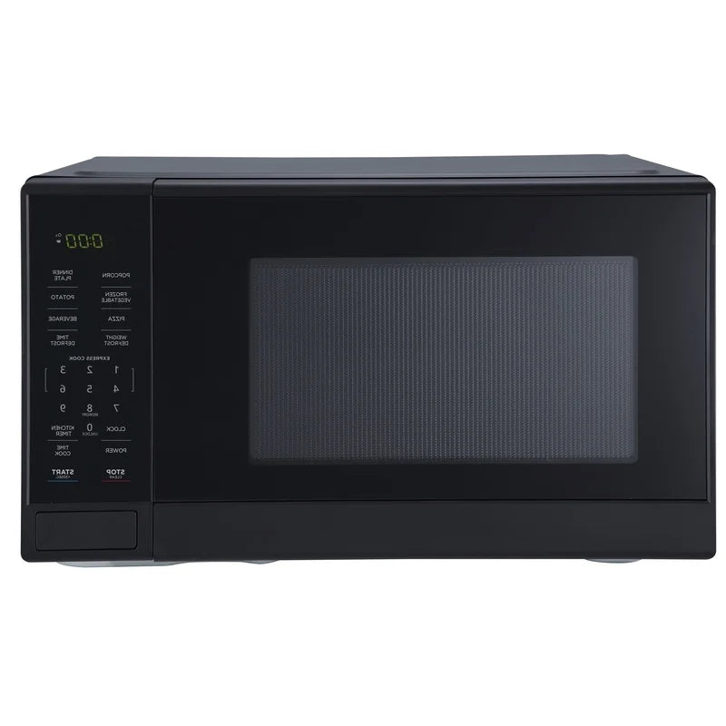 1000W Countertop Microwave Oven 1.1 Cu Ft with 10 Power Levels One Touch Cooking Safety Lock Express Cook Defrost LED Display Techelectronicx