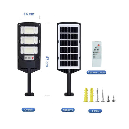 100000LM 2000W/1500W/1000W Solar Led Light Outdoor Powerful Outdoor Motion Sensor Solar Lamp Waterproof Garden Street Lamp TechElect