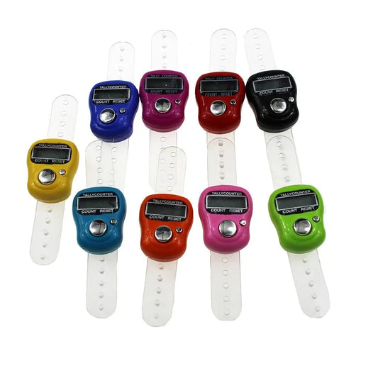 100pcs mini Ring shape Finger Counter LCD Electronic Digital Tally Counter Free Shpping Techelectronicx