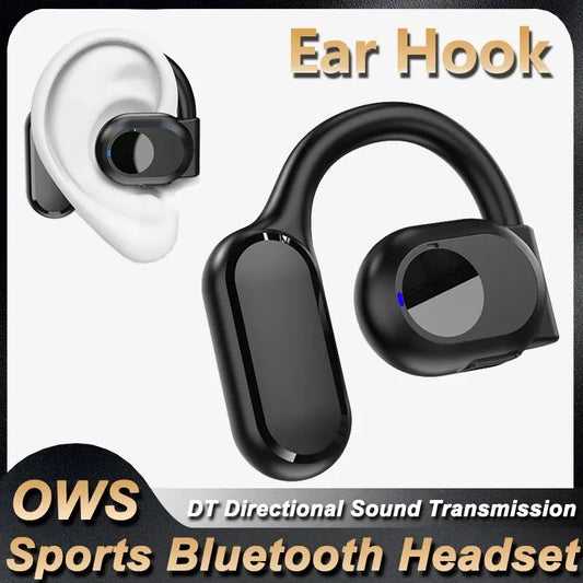 Wireless Headphones Bluetooth Headset With Microphone Bone Conduction Handsfree Noise Canceling Earphones For Driving Audifonos - TechElect