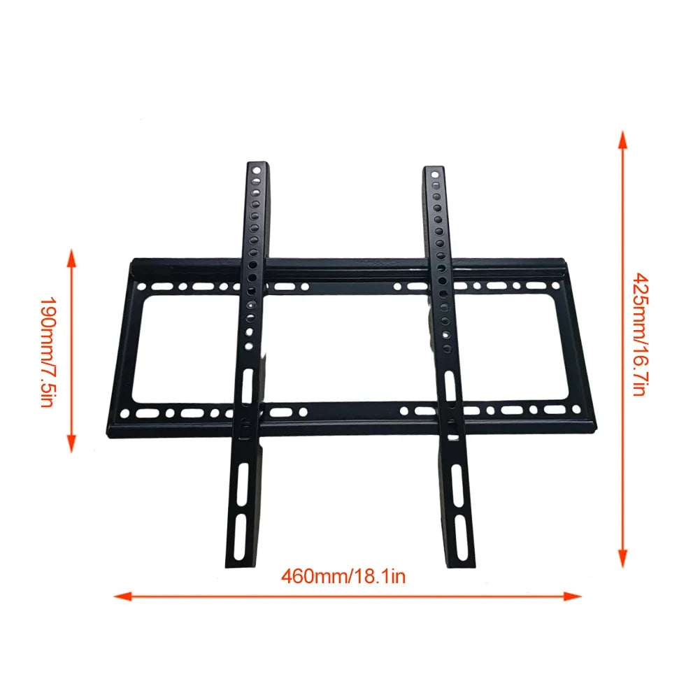 26-63inch TV Wall Mount Bracket Universal Flat Panel TV Frame Adjustable TV Mount Monitor Holder with Level for LCD LED Monitor TechElect