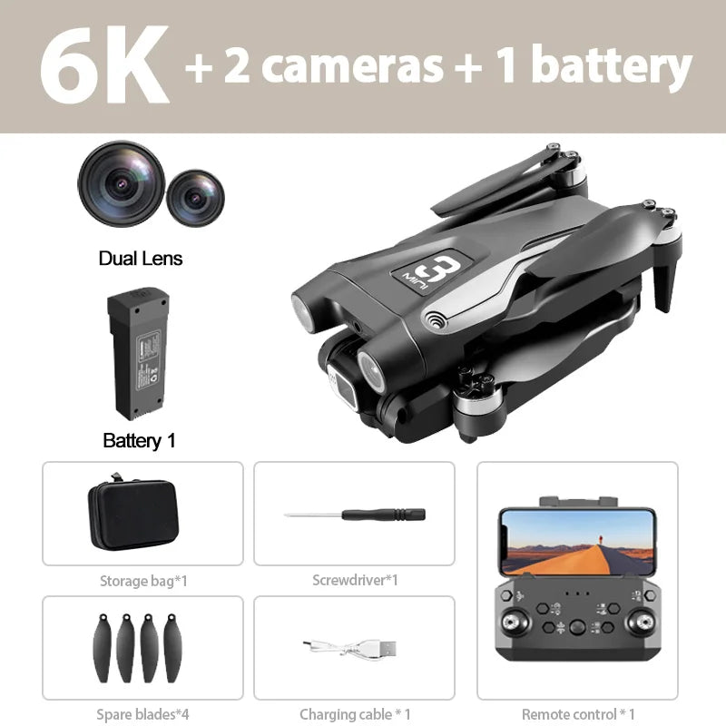 Xiaomi Mijia Z908 Pro /MAX 8K Drone ESC Professional 4K Dron Optical Flow Localization 3sided Obstacle Avoidance Quadcopter Toys Techelectronicx