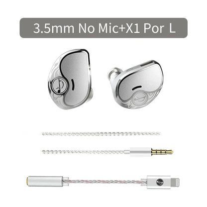 Zhulinniao Qingluan Z4 In-Ear Metal Headphones HiFi Sound Noise Cancelling for Music & Gaming Student And Office Use Techelectronicx