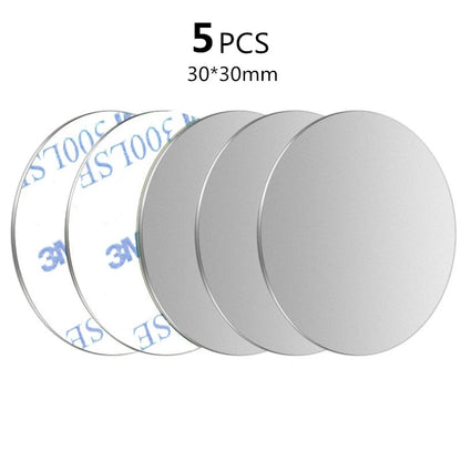 1/3/5PCS Metal Plate for Magnetic Car Phone Holder Self-adhesive Iron Sheet Sticker Magnet Mobile Phone Stand Mount For iPhone Techelectronicx