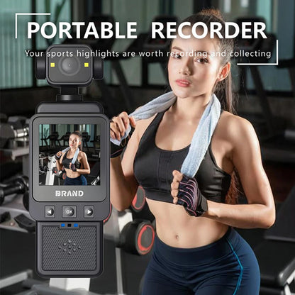 1080P WiFi Sports Wearable Camera Travel Bicycle Driver Recorder Pocket Camera for Motorcycle and Vlogging Tech Electronics