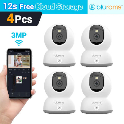 Blurams Baby Monitor Camera 2K HD Home Security Camera with Motion Detection and Two-Way Audio, Easy Setup, Clear Day & Night TechElect