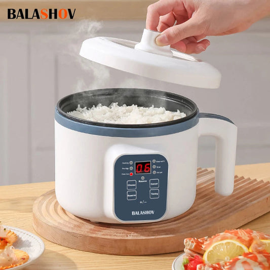 1.7L Electric Rice Cooker Single Double Layer 220V Multi Cooker Non-Stick Smart Mechanical MultiCooker Steamed Rice Pot For Home Techelectronicx